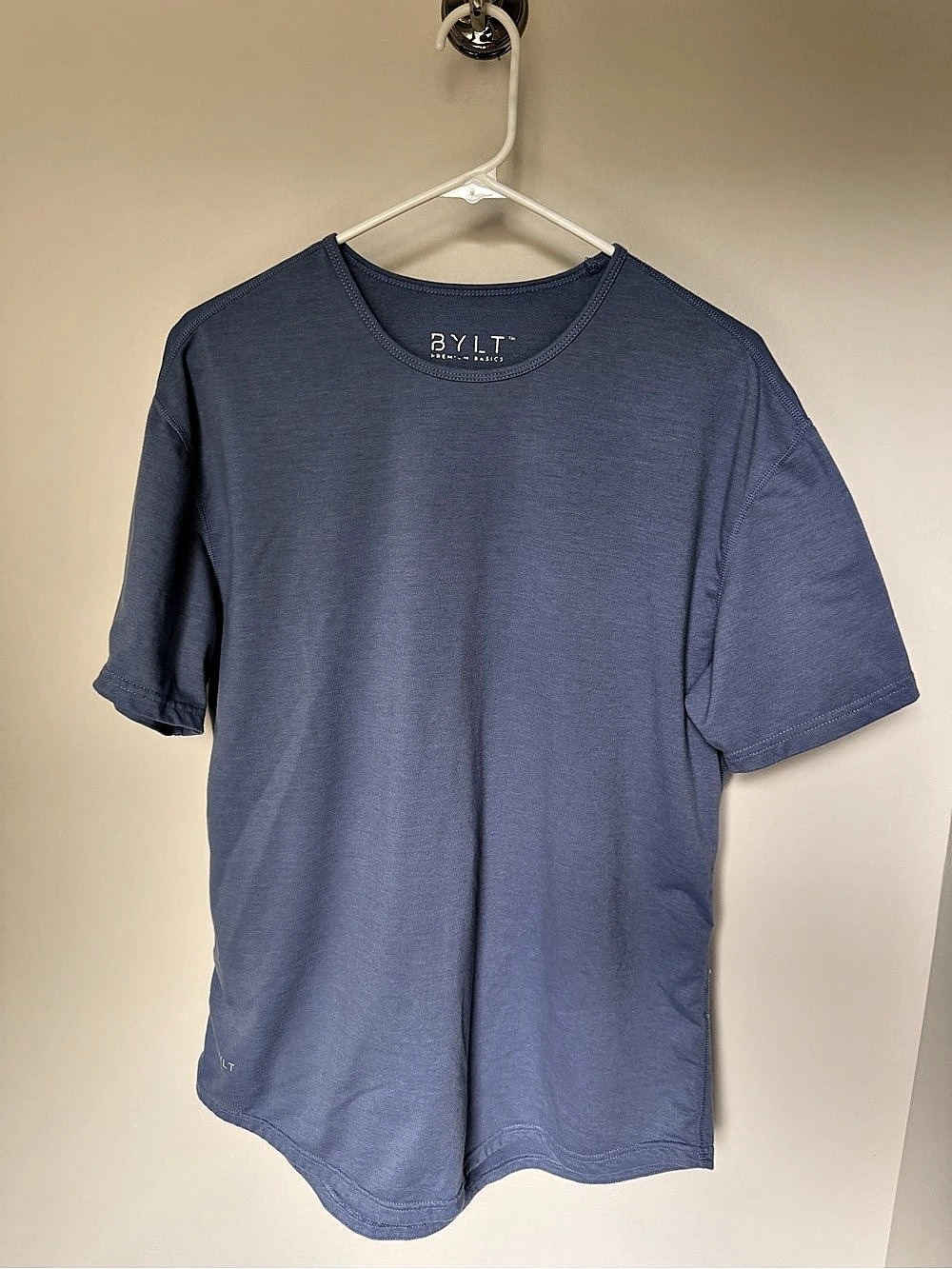 BYLT Drop-Cut SS Tee in Blue Small Like New